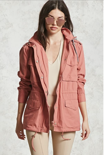 NWT FOREVER 21 Women Rose Pink Contrast 