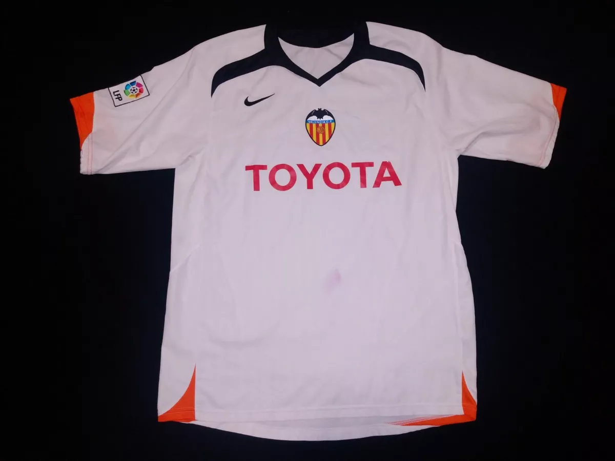 Supervisar foro Generalizar 2004 2005 VALENCIA CF NIKE LFP ESPAñA VILLA Kluivert MATA SPAIN JERSEY 2006  M L | eBay