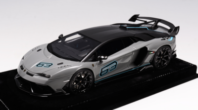 1/18 T&P Lamborghini Aventador SVJ Mansory Cabrera în Grey