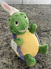 Hallmark Easter Turtle Plush Bunny Ears Whirlin Twirlin Spins Sings 12" Animated