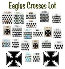 200 EAGLES CROSSES LOT Apple Zip Baggies Mini 2.5 3.0 mil 1010 - 2020