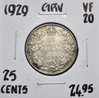 1929 Canada 25 Cents