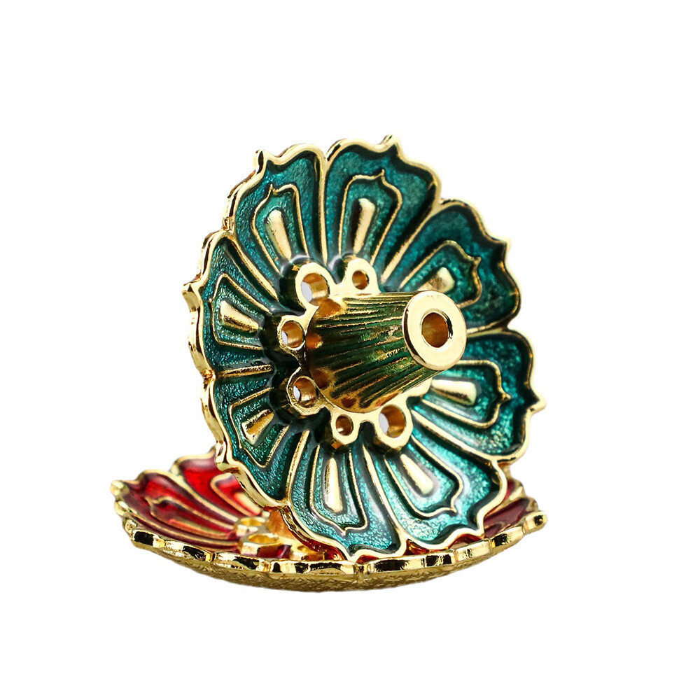 Incense Stick Burners Holder Lotus Copper Home Aromatherapy Insence