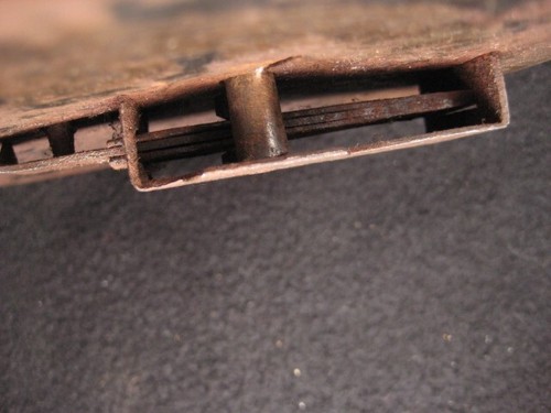 ANTIGUA CERRADURA JAPONESA ERA MEIJI (c. 1880) hierro forjado tansu con llave mon - Imagen 7 de 16
