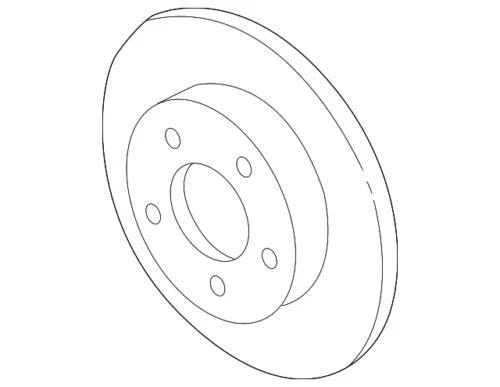 Disco de freno trasero para GM Chevrolet Oldsmobile Pontiac 1997-2011 (N/P 19303830)