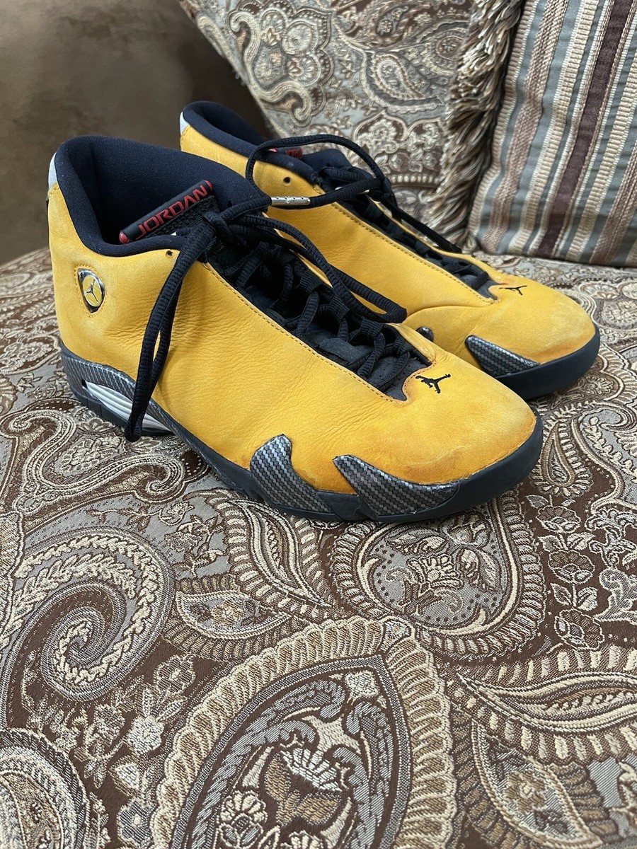 Jordan Retro Yellow Ferrari 14 On Feet Nike Air Jordan Retro 14