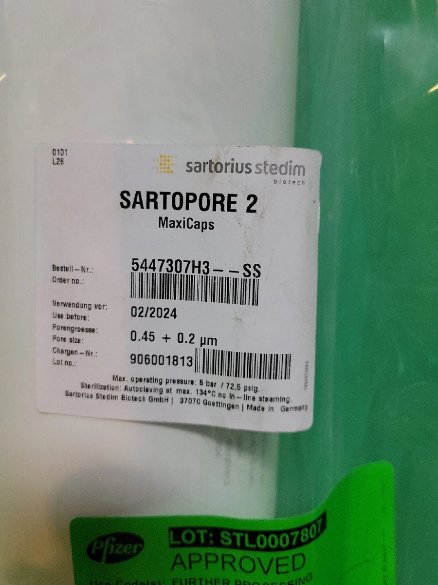 Sartorius Stedim Sartopore 2 MaxiCaps - 5447307H3--SS | Brand New 