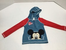 Disney Mickey Mouse Swim Shirt Boy 12 Months Jacket Hoodie UV Protection Baby