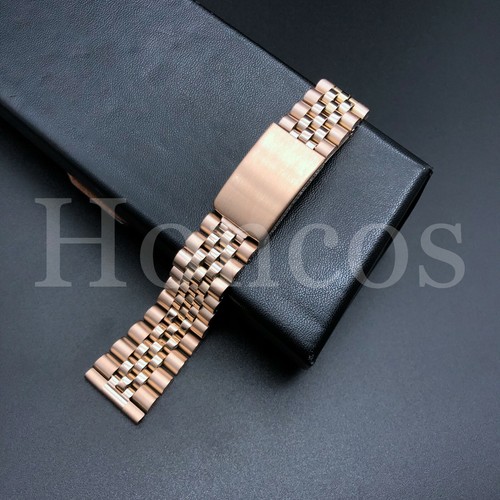 18 20 22MM Steel Bracelet Watch Band Strap Replacement Jubilee Fits For