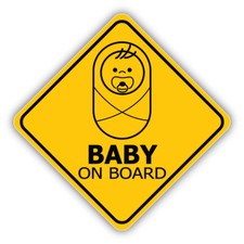 Baby On Board Vinyl Sticker Bumper Decal