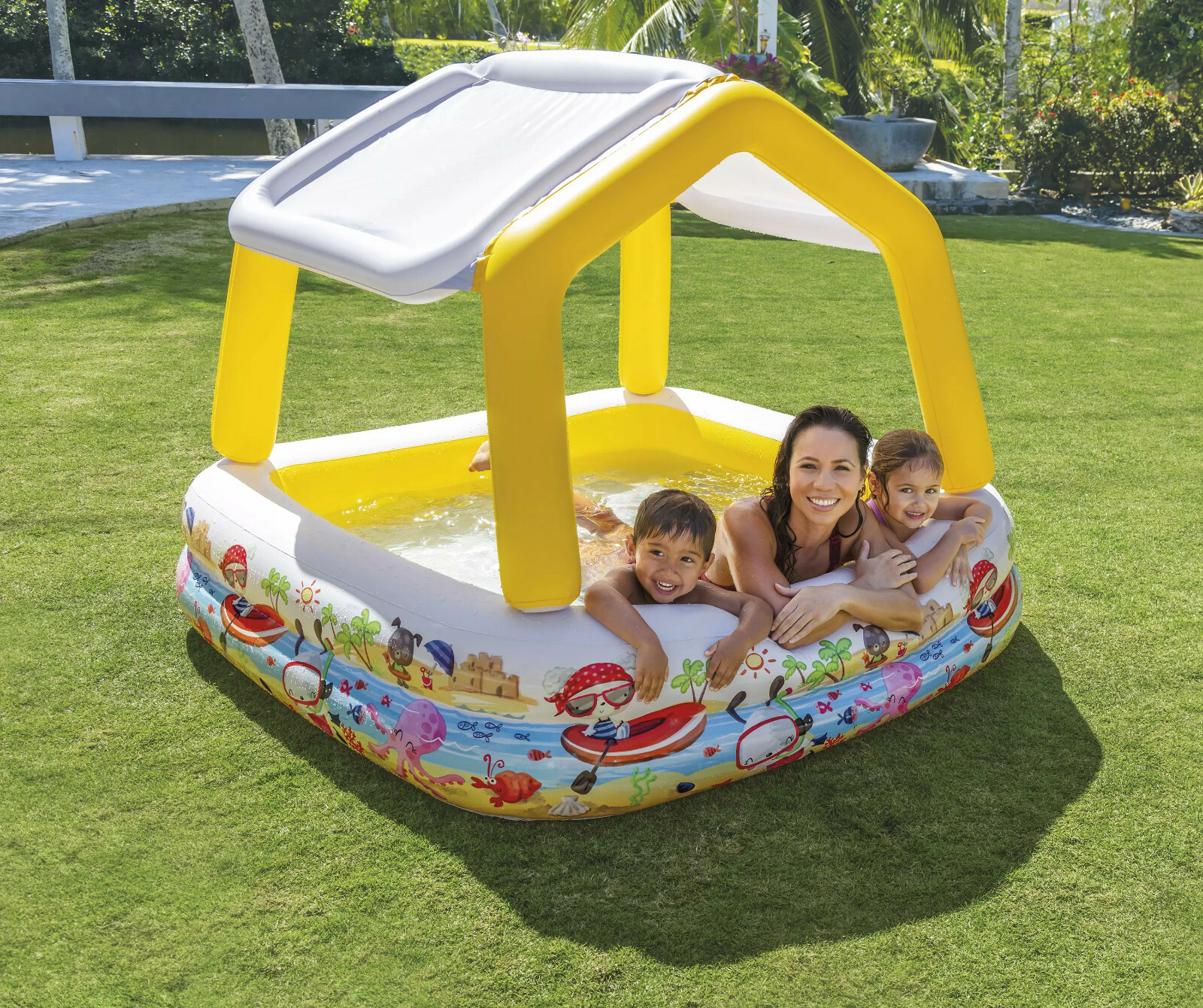 intex pool with canopy