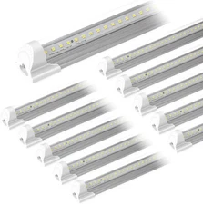10 Pack LED Shop Light 4FT 42W 5000K Daylight White Linkable Integrated Fixture
