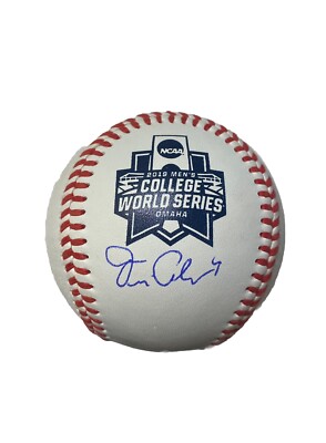 VANDERBILT COMMODORES TIM CORBIN SIGNED BASEBALL COLLEGE WORLD