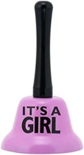 It's a Girl - Kray-zee Bells 5-inch Novelty Bell By About Face Designs