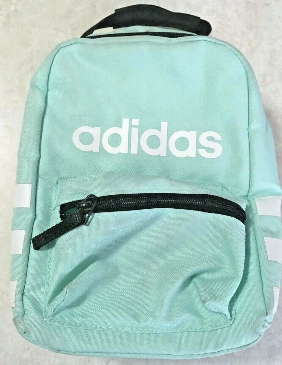 Adidas Insulated Pocket Lunch Pack Cooler Zip Bag mini Backpack Baby Blue |  eBay