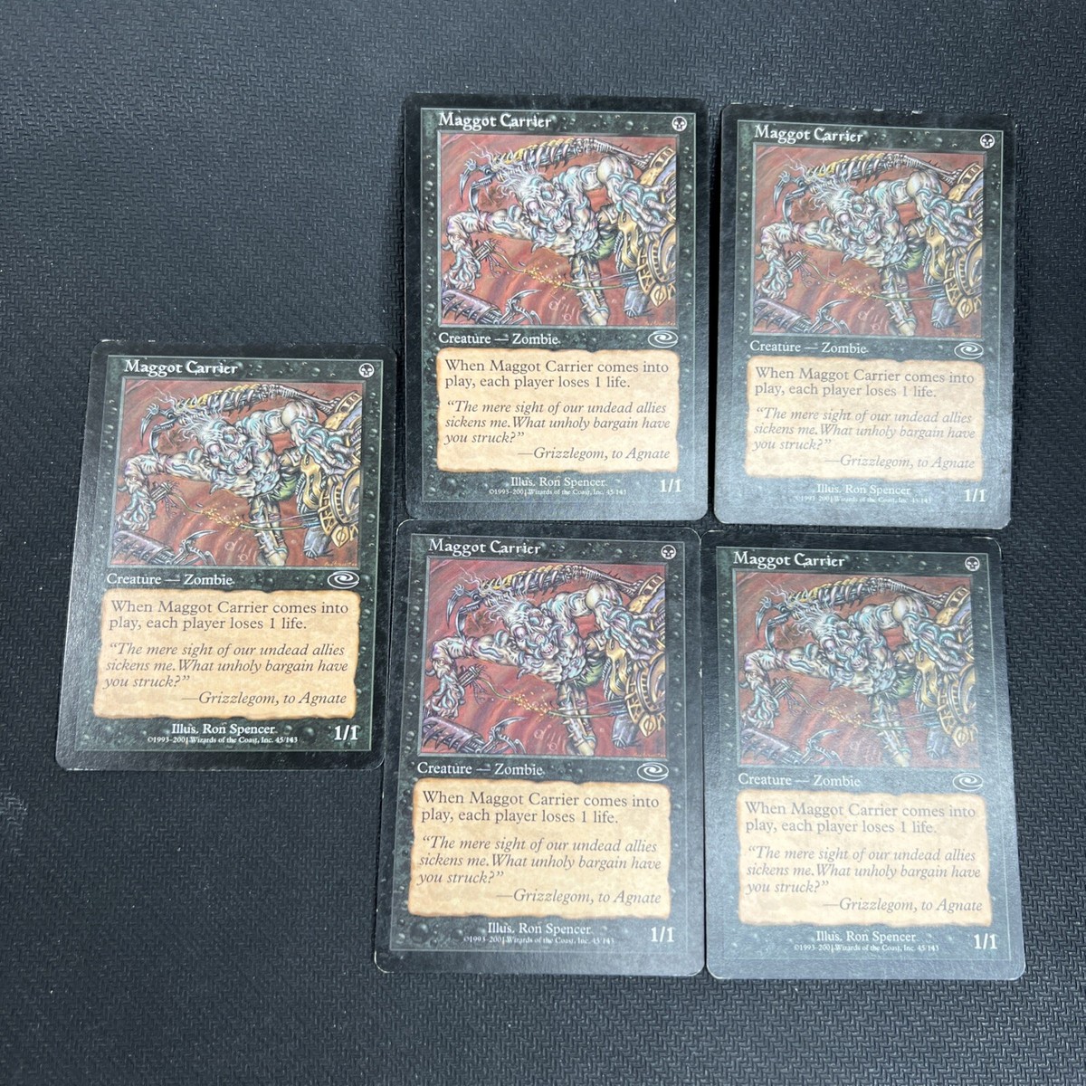 Maggot Carrier MTG Planeshift Magic the Gathering Black Playset 5