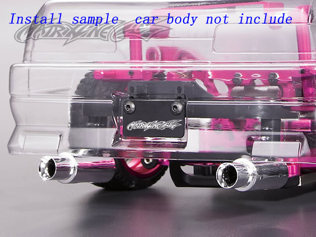 1/10 RC On Road Racing Drift Car Exhaust Pipe Plate Dummy Accessory Kit H407S
