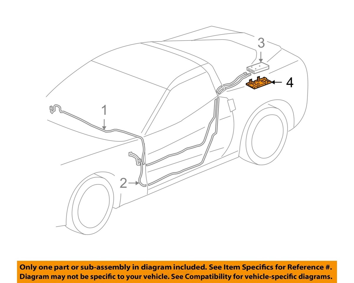 Support Central De Navigation OEM Pour Corvette C6 (2009-2012) - Réf GM 25847425 - Neuf