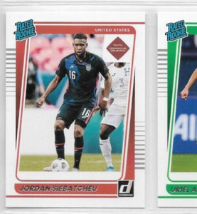 Jordan Siebatcheu USA 2021-22 Donruss Soccer Road to Qatar Rated Rookie #194