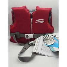 Stearns Red Life Vest Infant Toddler Kids 30 Lbs Flotation Device Boating 152-1