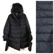 NUOVO ZARA DONNA NERO PIUMINO PUFFER CAPPOTTO GIACCA FELPA CON CAPPUCCIO GUANTI TAGLIA SMALL Y140A