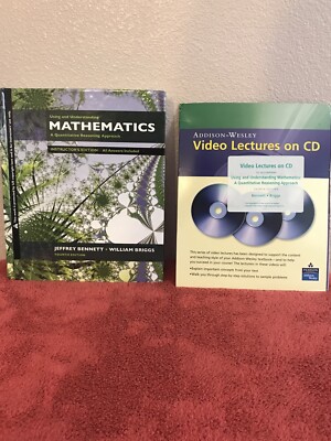Using And Understanding Mathematics by Bennett-Briggs AND 6-CD Video Lectures