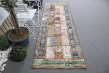 2.9x8.7 ft Runner Rug, Bedroom Rug, Vintage Rug, Antique Rug, Turkish Rug