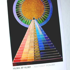 HILMA AF KLINT PYRAMID OFFICIAL SWEDEN GALLERY POSTER MINT HUGE