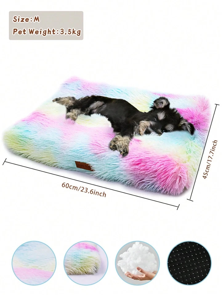 Cama para mascotas SUPER SUAVE perro gato nido calmante lavable redondo para perro pequeño mediano gato Foto 4 de 4