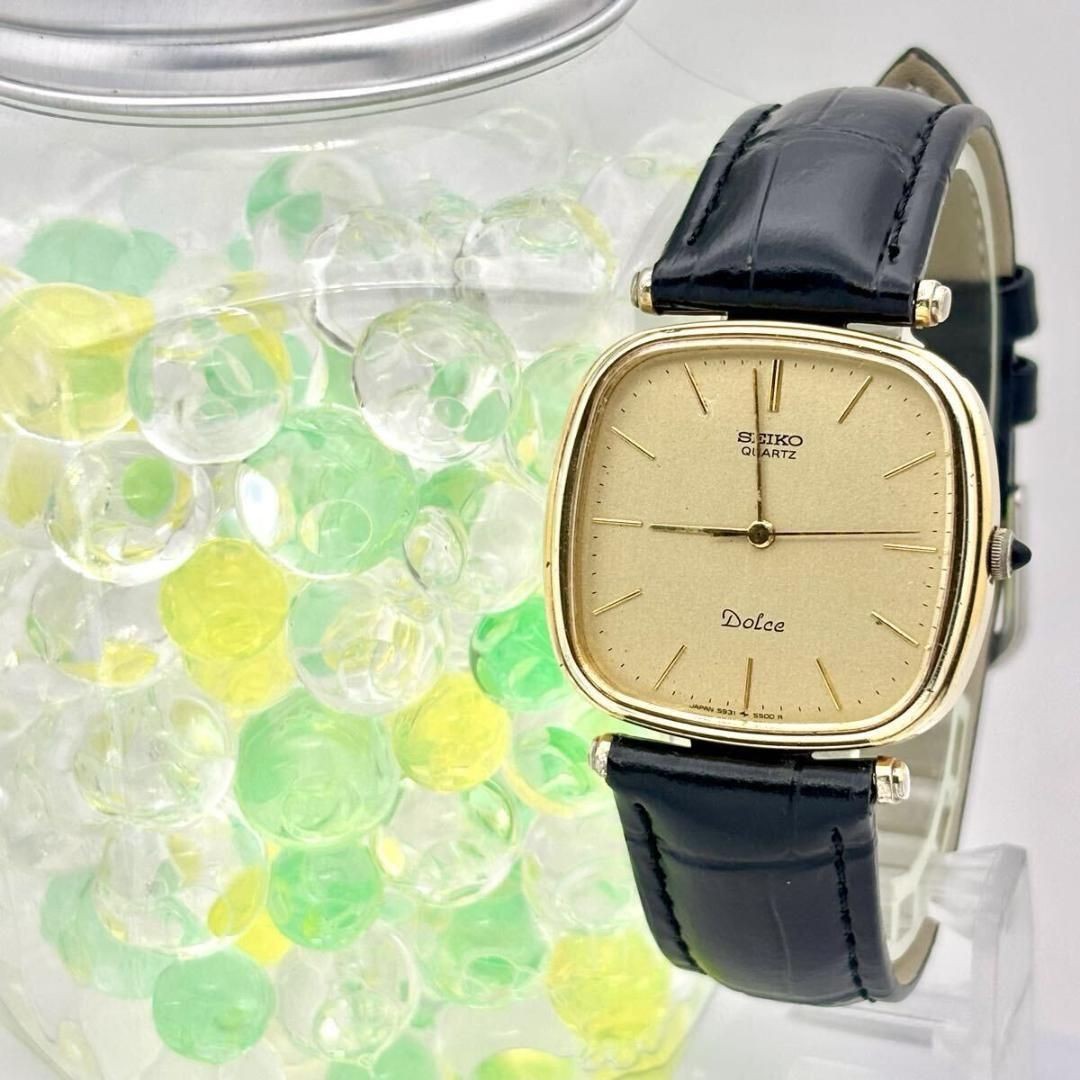 From 5931-5400 【U,S,/DDP】Dolce Watch SEIKO Japan Gold - vintagewatches.pk