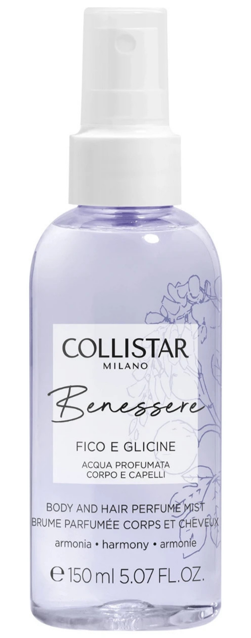 COLLISTAR BENESSERE FICO E GLICINE ACQUA PROFUMATA CORPO E CAPELLI 150ML