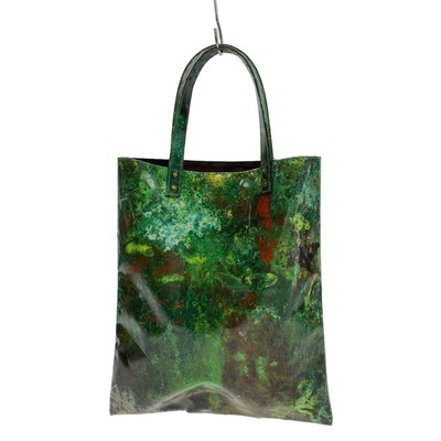 Jean Paul Gaultier PVC tote bag Multi color Green authentic casual