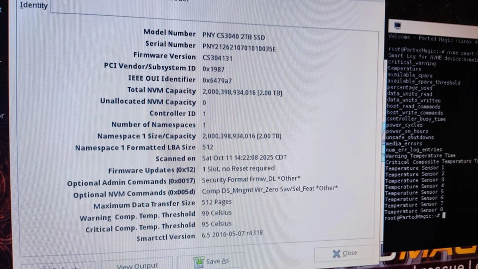 PNY XLR8 CS3040 M.2 NVMe Gen4 x4 Internal Solid State Drive (SSD) 2TB, Read Spee - Bild 3 von 4