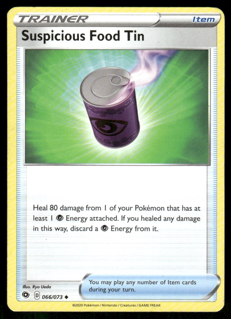 Suspicious Food Tin Champion's Path [66/73] Uncommon NM Pokemon