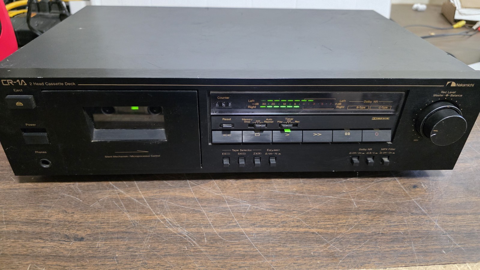 Nakamichi CR-1A  2 Head Cassette Deck