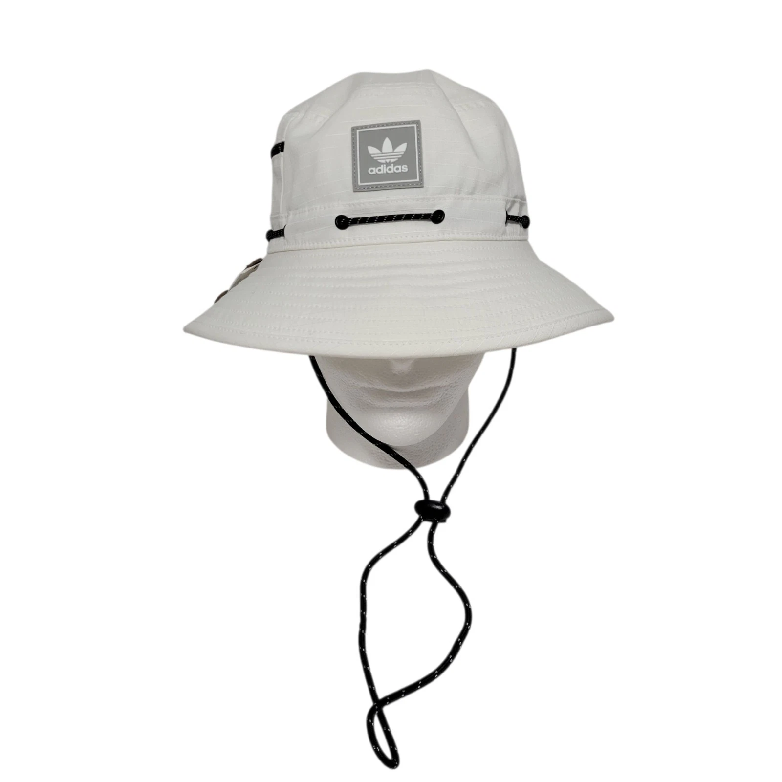 Adidas Original Utility Boonie Bucket Hat 2.0 Stash Pocket White Unisex OSFM NEW