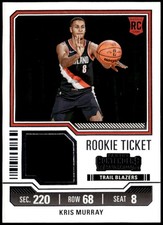 2023-24 Panini Contenders #RTS-MUR Kris Murray Rookie Ticket Jersey E1