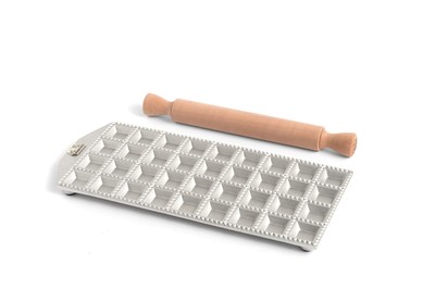 Pelmeni Maker Ravioli Maker Lega di alluminio Pressa per pasta Accessori da cucina per la cucina di casa Ristorante 37 fori