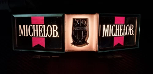 Vintage Michelob Beer Cash Register Lighted Sign Tested & Working Cleaned