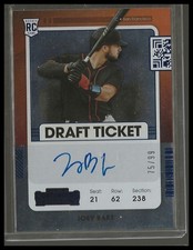 2021 Panini Contenders Rookie Ticket Joey Bart Draft Ticket Blue /99 RC Giants