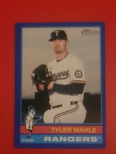 2025 Topps Heritage High Number - Tyler Mahle #613 Dark Blue Bordered