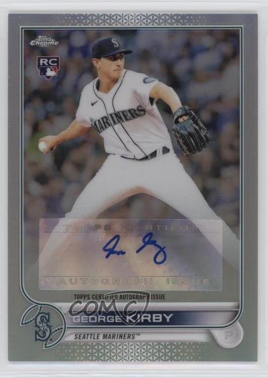 2022 Topps Chrome Update Auto George Kirby #AC-GK Auto 01v6