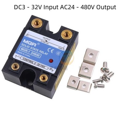 Einphasiges Solid State Relay Module DC3   32V Input AC24 - 480V Output DC - AC
