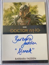 2022 Doctor Who Series 11 & 12 Autograph Barbara Fadden 