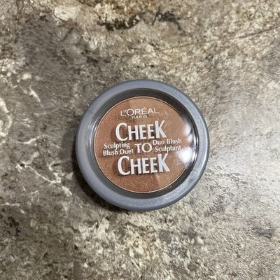 LOREAL Cheek To Cheek Sculpting Blush Duet Duo In Desert Rose new