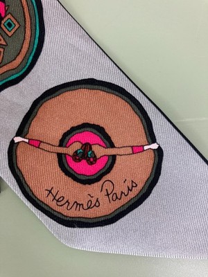Hermes Twilly Scarf Belles du Mexique Silk Scarf w/ Box :JPN | eBay