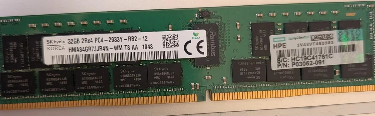32GB ECC Network Server Memory DDR4 SDRAM for sale | eBay