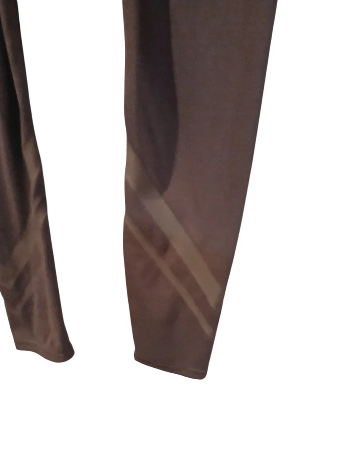 Leggings pequeños Tory Burch deportivos negros Chevron para mujer Foto 4 de 4