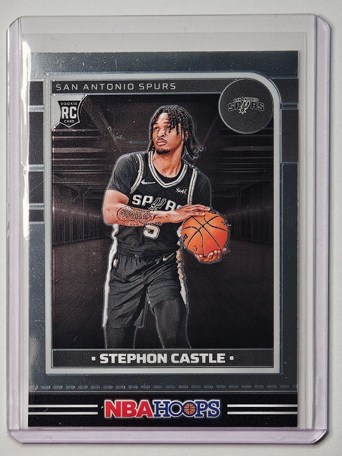 Stephon Castle 2024-25 Hoops Chrome #234 Spurs RC Rookie Card 🏰