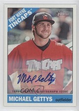 2015 Topps Heritage Minor League Edition Real One Michael Gettys Auto uk2